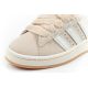 6. Adidas women's sports shoes Campus 00s leather sneakers beige