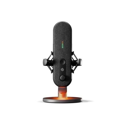 4. Steelseries ALIAS Black Microphone for PC