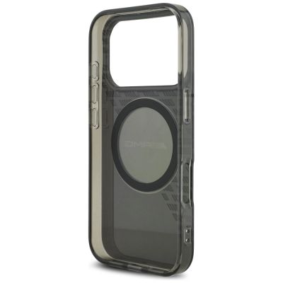 7. AMG Double Layer Transparent Smocked MagSafe Case for iPhone 17 Pro - Black