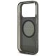 7. AMG Double Layer Transparent Smocked MagSafe Case for iPhone 17 Pro - Black