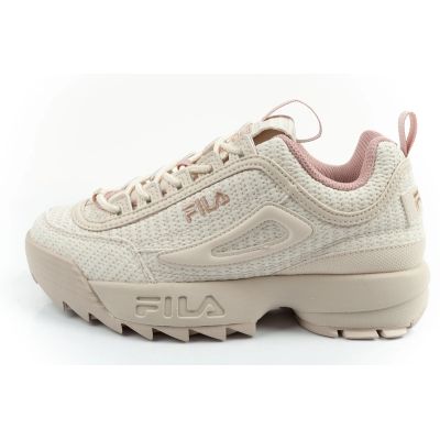 2. Fila Disruptor women's shoes sports sneakers fashionable beige comfortable