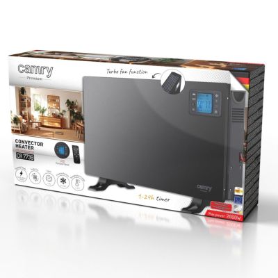 6. LCD convector heater with Camry Camry remote control