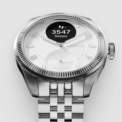 3. Withings Scanwatch Nova Brilliant - ECG, heart rate, SPO2, temperature, physical activity and sleep functions (39mm, titanium gray)