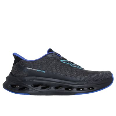 2. Skechers Men's Max Cushioning Glide-Step SAPPHIRE 220425 BKBL Athletic Shoes