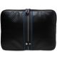 BMW Carbon & Blue Stripe sleeve for a 16" laptop - black