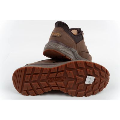 8. Skechers Men’s Slade Ultra Slip-ins Brown Comfortable Slip-On Shoes