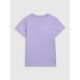 7. Girls' regular printed T-shirt 4F 4FJRAW25TTSHF3199-52S