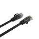 4. Orico PUG-C7B CAT7 10 Gbps RJ45 Flat Ethernet Network LAN Cable, 2 m – Black