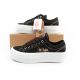 19. Lee Cooper women's sneakers platform black with gold
