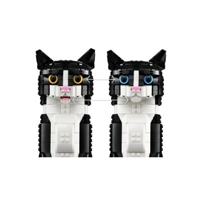 6. LEGO Ideas 21349 Black-and-White Cat