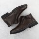 9. Men’s Brown Insulated Ankle Boots with Zips VanHorn AN71309