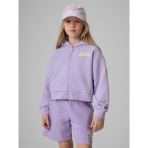 Girls' loose sweatshirt with hood 4F 4FJRSS26TSWSF2936-52S