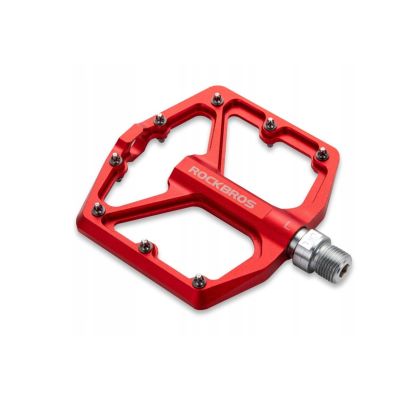 Rockbros red platform bike pedals
