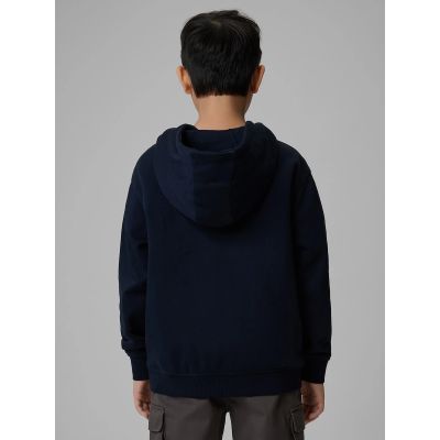 11. Boy's sweatshirt with hood, open, 4F 4FJWMM00TSWSM1860-31S