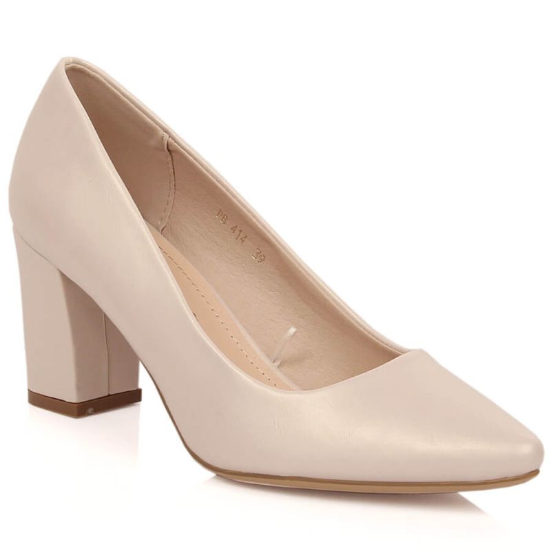 12. Sergio Leone W SK403C Beige Pearl Pumps