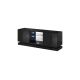 4. TV cabinet QIU 160 MDF gloss black/gloss black