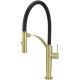Kitchen tap with flexible spout - 2 types of stream