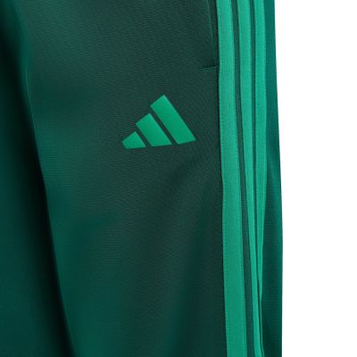 8. adidas Seasonal Essentials Tiberio 3-Stripes Kids Tracksuit Green KT1665