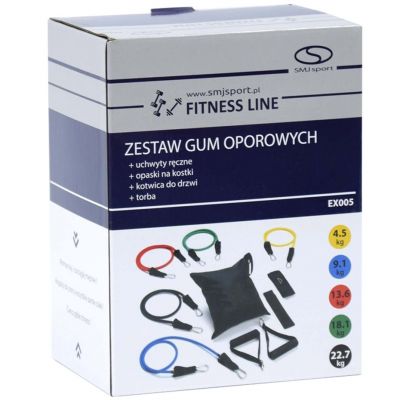 9. Set of resistance bands SMJ EX005 5 pcs