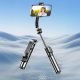 3. Selfie stick Dudao F18S 4-in-1 foldable tripod with remote control - black