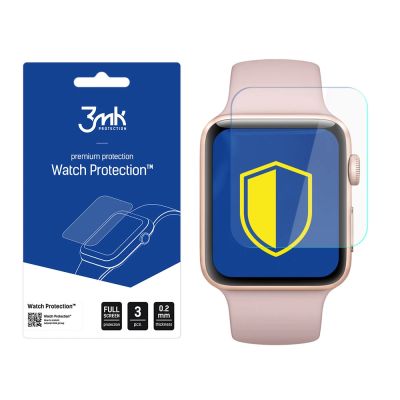 3mk Watch Protection™ v. ARC+ screen protector for Apple Watch 3 38mm