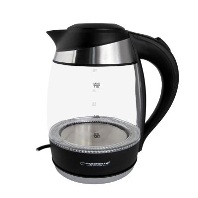 6. Esperanza Gullfoss EKK009 electric kettle (2200W 1.8l; transparent)