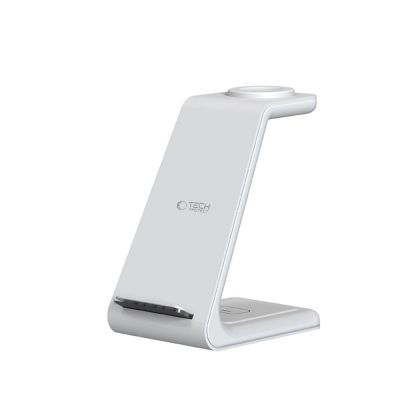 3. Tech-Protect QI15W-A36 3in1 Charging Station for Apple - White