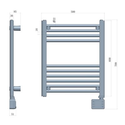 10. ADLER AD 7823 bathroom radiator