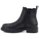 7. Women's leather ankle boots, black Sergio Leone BT-01-S
