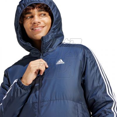 5. adidas Essentials 3-Stripes Insulated Hooded M IS1278 jacket