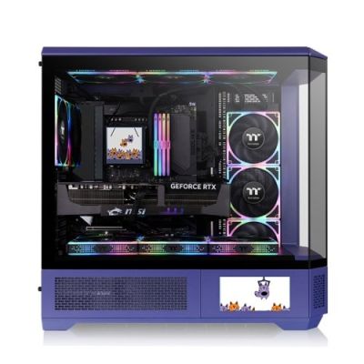 2. Thermaltake CA-11H-00FNWN-00 Full Tower Computer Security & Mounts Blue