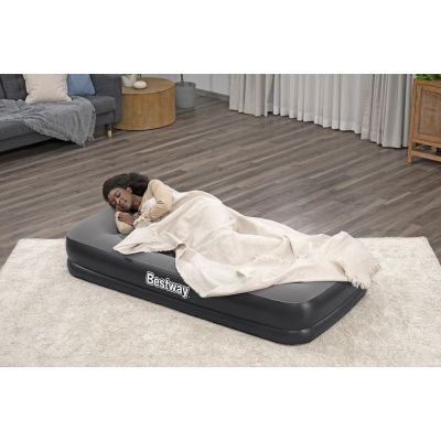 29. Bestway 671BT Air Mattress Single Mattress Black, Gray Unisex