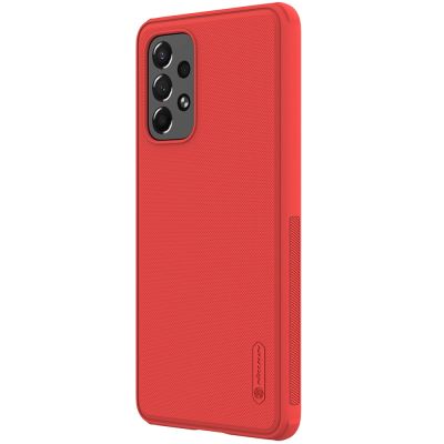 2. Nillkin Super Frosted Shield Pro durable case cover for Samsung Galaxy A73 red