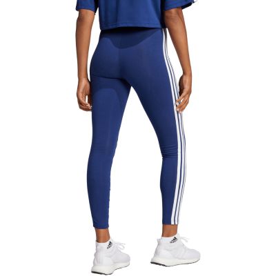 3. adidas Essentials 3-Stripes Cotton Women's Leggings Dark Blue JE0067