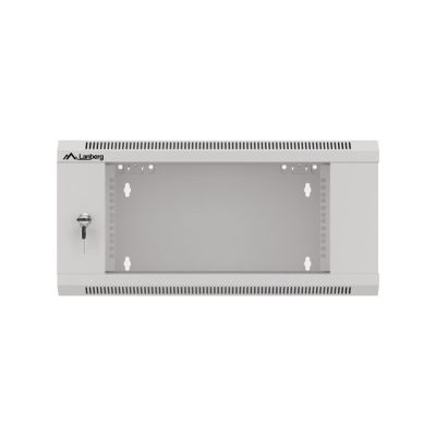 3. LANBERG WALL-MOUNTED CABINET 19" 4U 570X600 QUICK ASSEMBLY (GRAY, FLAT PACK) WFFA-5604-10S