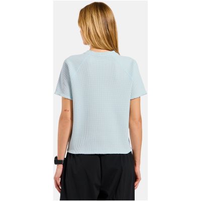 2. ODLO Women’s Short-Sleeve Crew Neck s/s CUBIC T-Shirt, Blue