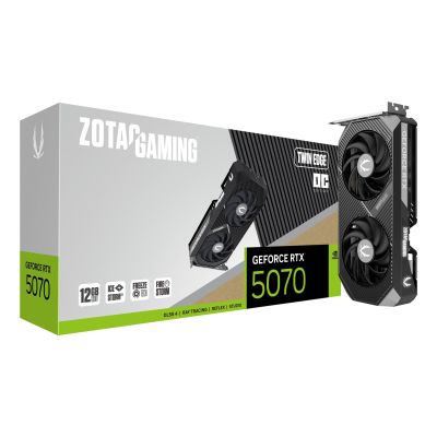 25. ZOTAC GAMING GeForce RTX 5070 Twin Edge OC 12GB Graphics Card