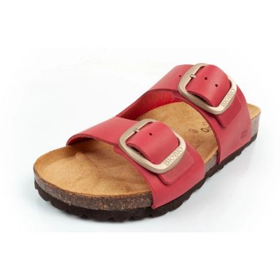 3. Bio Bio Women's slippers, profiled flip-flops, natural leather