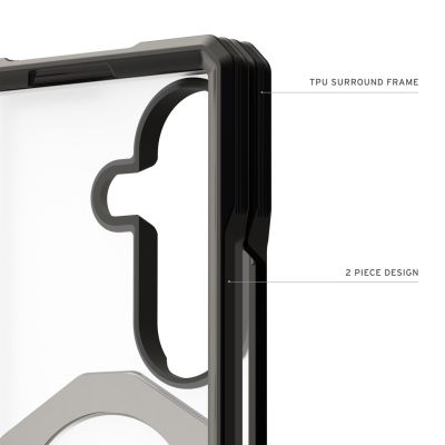 12. Urban Armor Gear 214564114343 Mobile Phone Case 20.3 cm (8") Black, White