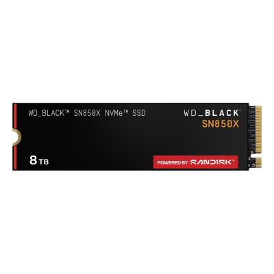 5. WD Black SN850X 8TB M.2 NVMe SSD WDS800T2X0E