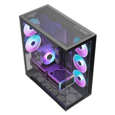 14. MODECOM VOLCANO SPACE XL ARGB FULL TOWER 5F BLACK CASE