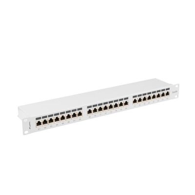 2. LANBERG PATCH PANEL 24 PORT 1U 19" CAT.6A FTP GRAY PPSA-1024-S