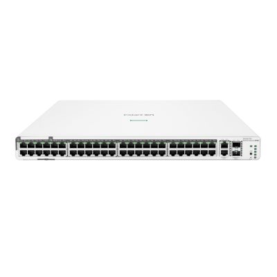 HPE Aruba Networking Aruba Instant On 1960 48G 40p Class4 8p Class6 PoE 2XGT 2SFP+ 600W Managed L2+ Gigabit Ethernet (10/100/1000) PoE Support 1U White