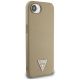 4. Guess Grained Triangle MagSafe case for iPhone 16e - brown