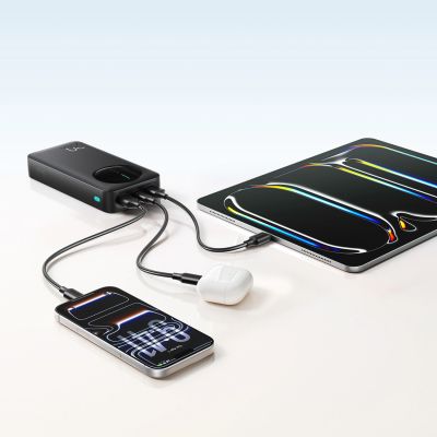 14. Joyroom JR-PBF14 Pro Powerbank 22.5W 20000mAh with Digital Display 2x USB-A 1x USB-C - Black