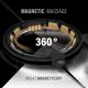 6. Magnetic Hula Hoop Set Black/Gold HHM13 with HMS Counter + Slimming Belt BR163 Black