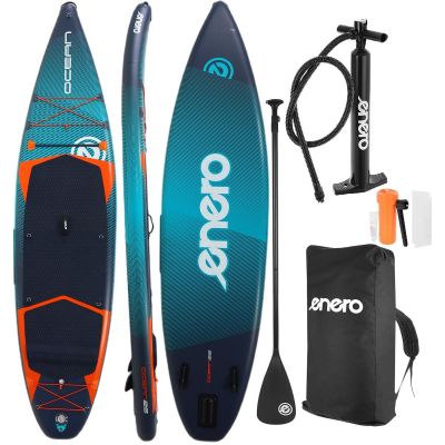 SET - SUP BOARD 170 KG INFLATABLE ENERO 350x81x15CM OCEAN