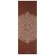 2. Gaiam Intense Rust Sundial Flower Yoga Mat 5mm 65733