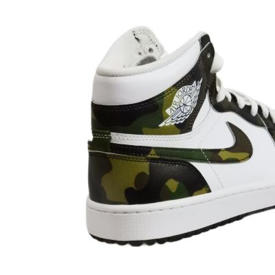 6. Air Jordan 1 High Golf Camo Men's Sneakers - DQ0660-300