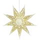 2. DECORATIVE HANGING PAPER STAR FSC 18x60CM ECURE 9 ARMS MICA